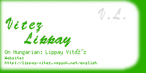 vitez lippay business card